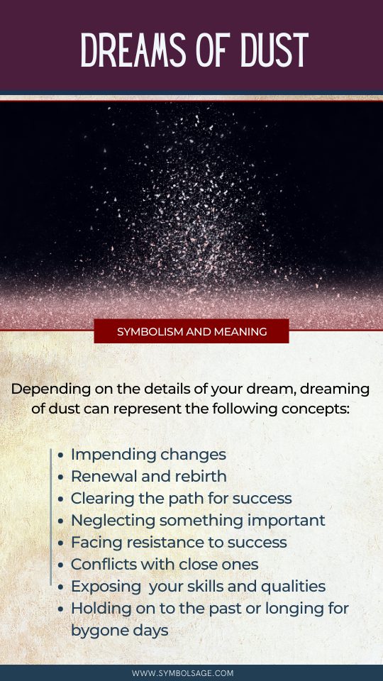  8 Interprétation des rêves de poussière