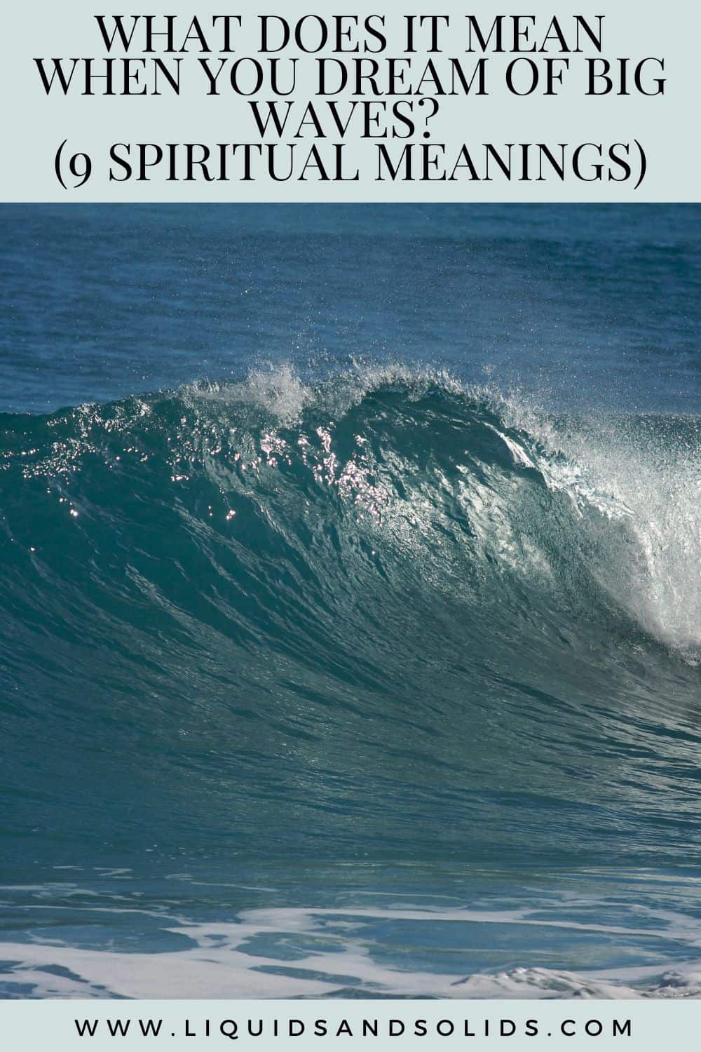  11 Interprétation des rêves de vagues océaniques