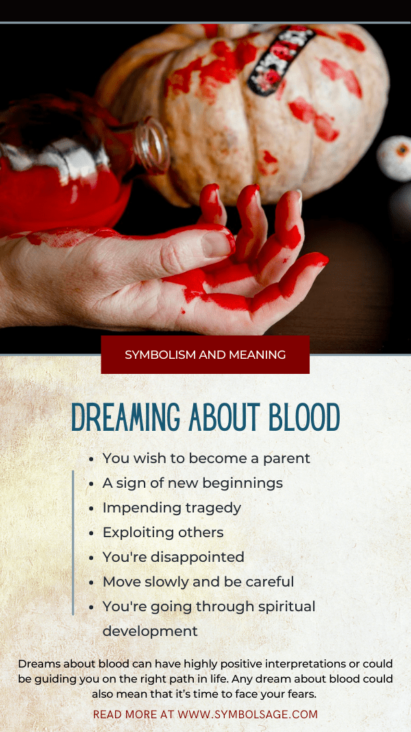  Traumdeutung Blut auf dem Boden